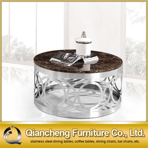 Round New Model Marble Coffee Table