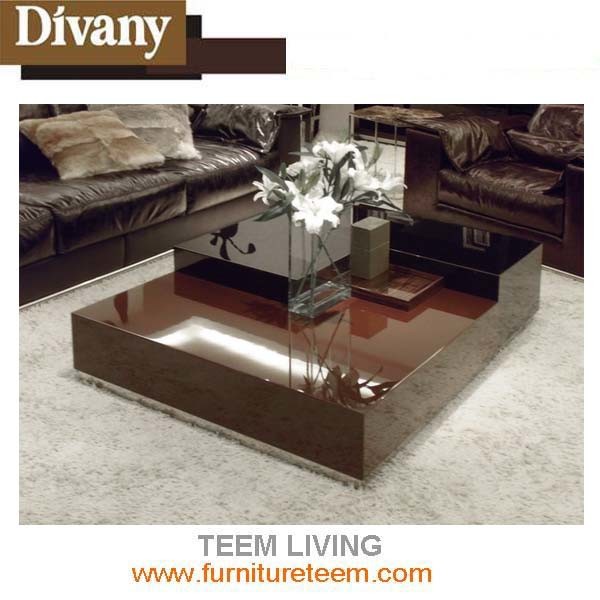 High Glossy Painting Living Room Coffee Table