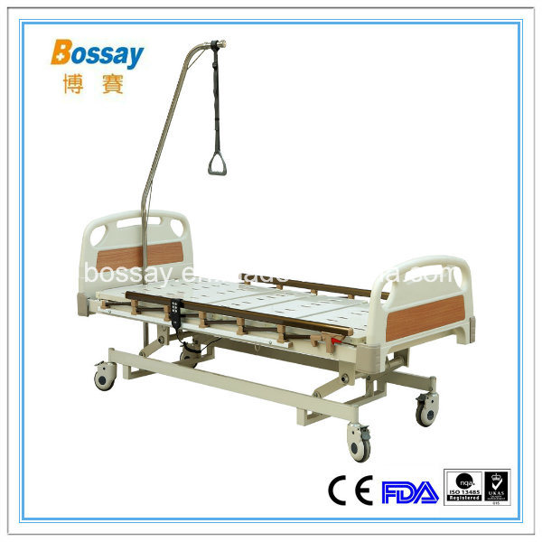 Ultra Low Electric Three Function Hospital Bed