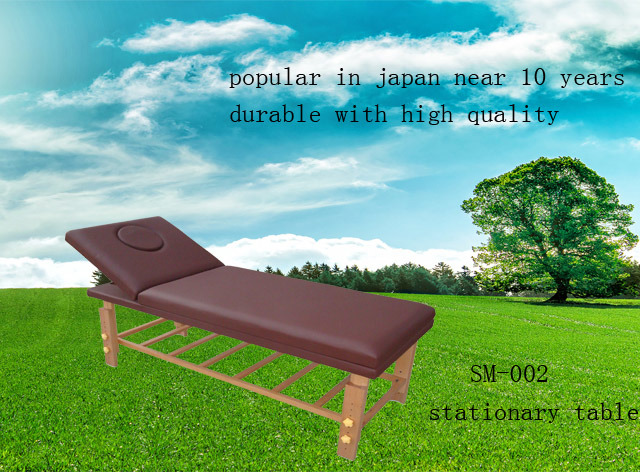 Wooden Stationary Massage Table (SM-002)