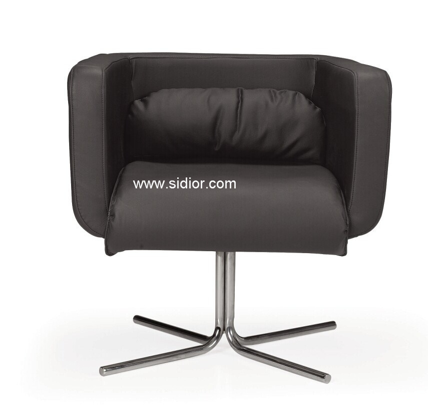 (SD-2015) Modern Metal Leisure Leather Chair for Office Restaurant Furniture