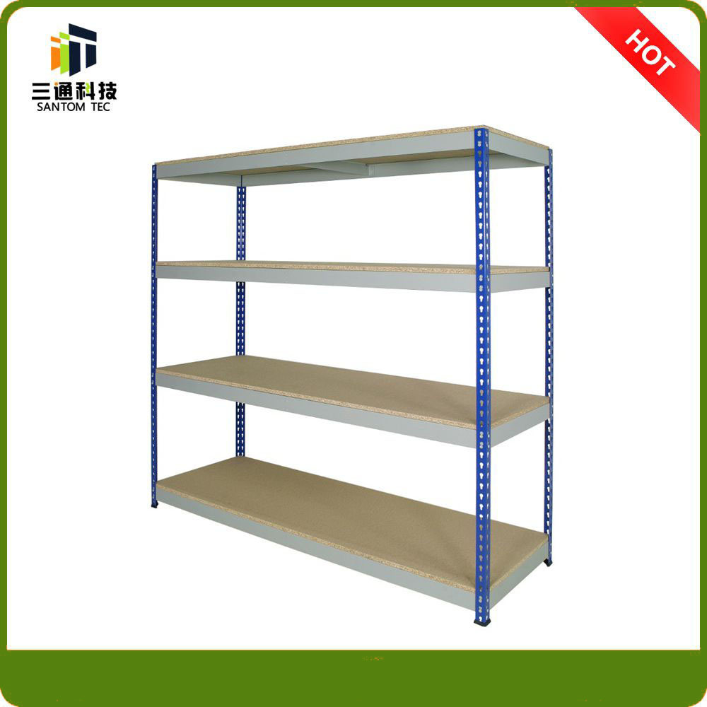 Light Duty Slotted Angle Shelf, Boltless Rivet Shelf, Light Duty Display Shelf