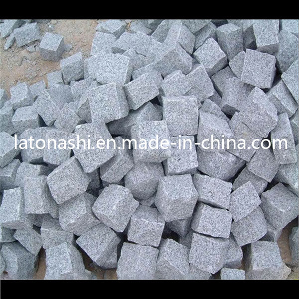 Natural G603 Grey Granite Cubestone / Cube Stone for Paving, Landscape