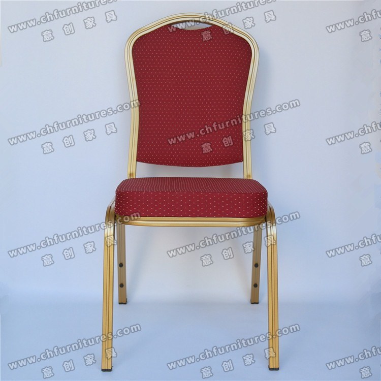 Stackable Aluminum Metal Hotel Restaurant Dining Banquet Chair Yc-Zl07