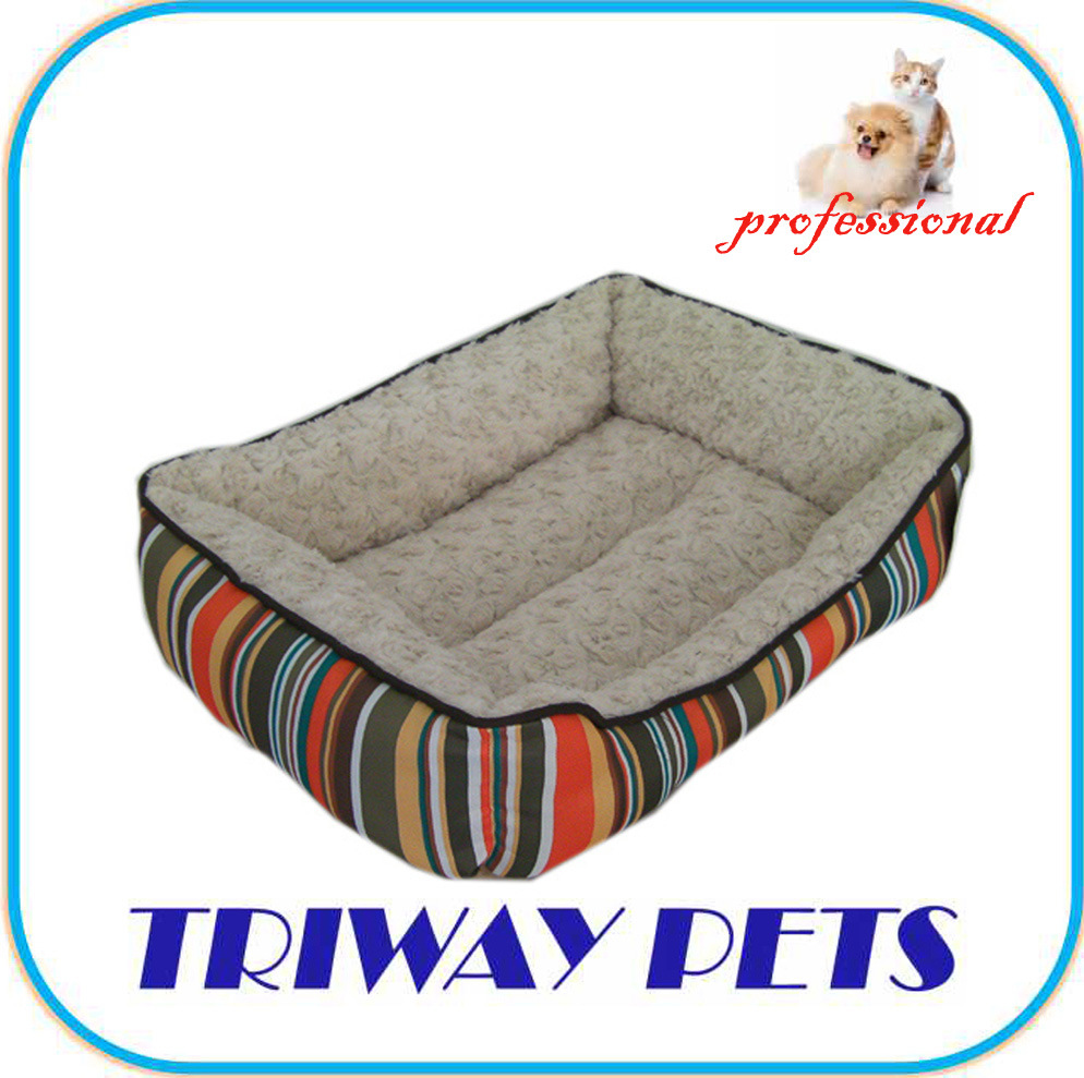 Comfort Circle Fur Dog Cat Pet Bed (WY1204064A/C)