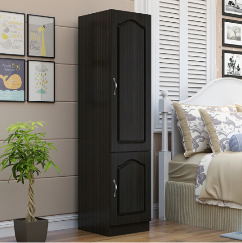 Bedroom Wardrobe with High Gloss Plastic Wardrobe Doors