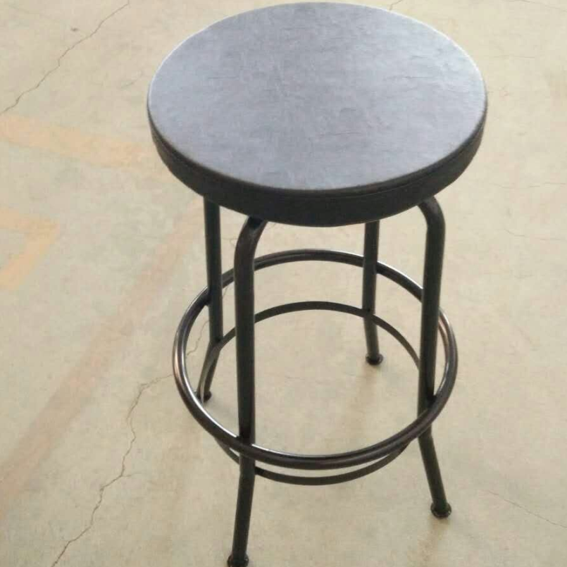 Antique Metal Industrial Bar Stools