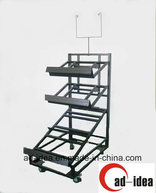 New Customized Metal Free Standing Display Rack Display Stand