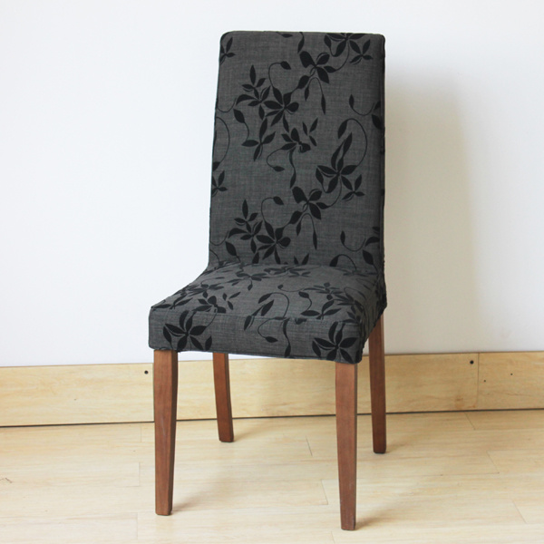 Fabric Wooden Chair with Flowers