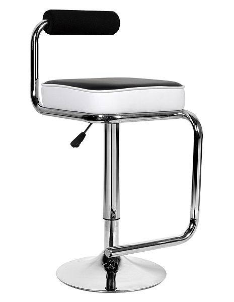 High Density Foam PU Chromed Adjustable Swivel Bar Stool (FS-B8198)