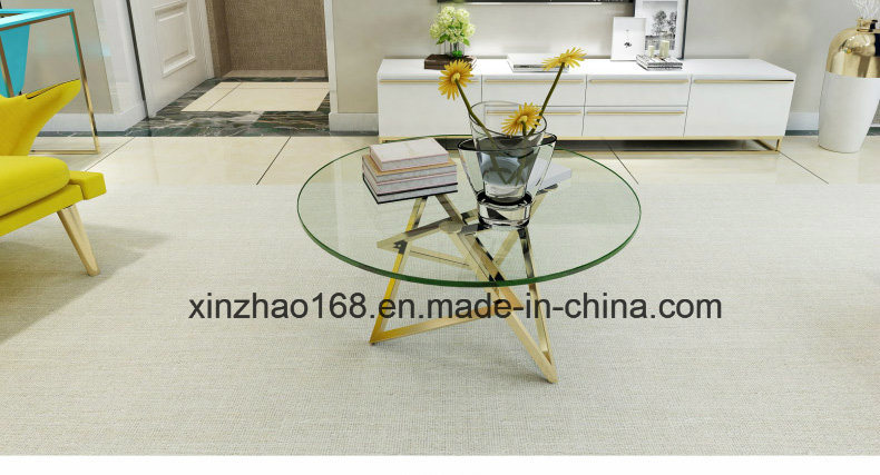 High Quality Classic Hand Carved Italian Hotel Glass Coffee Table