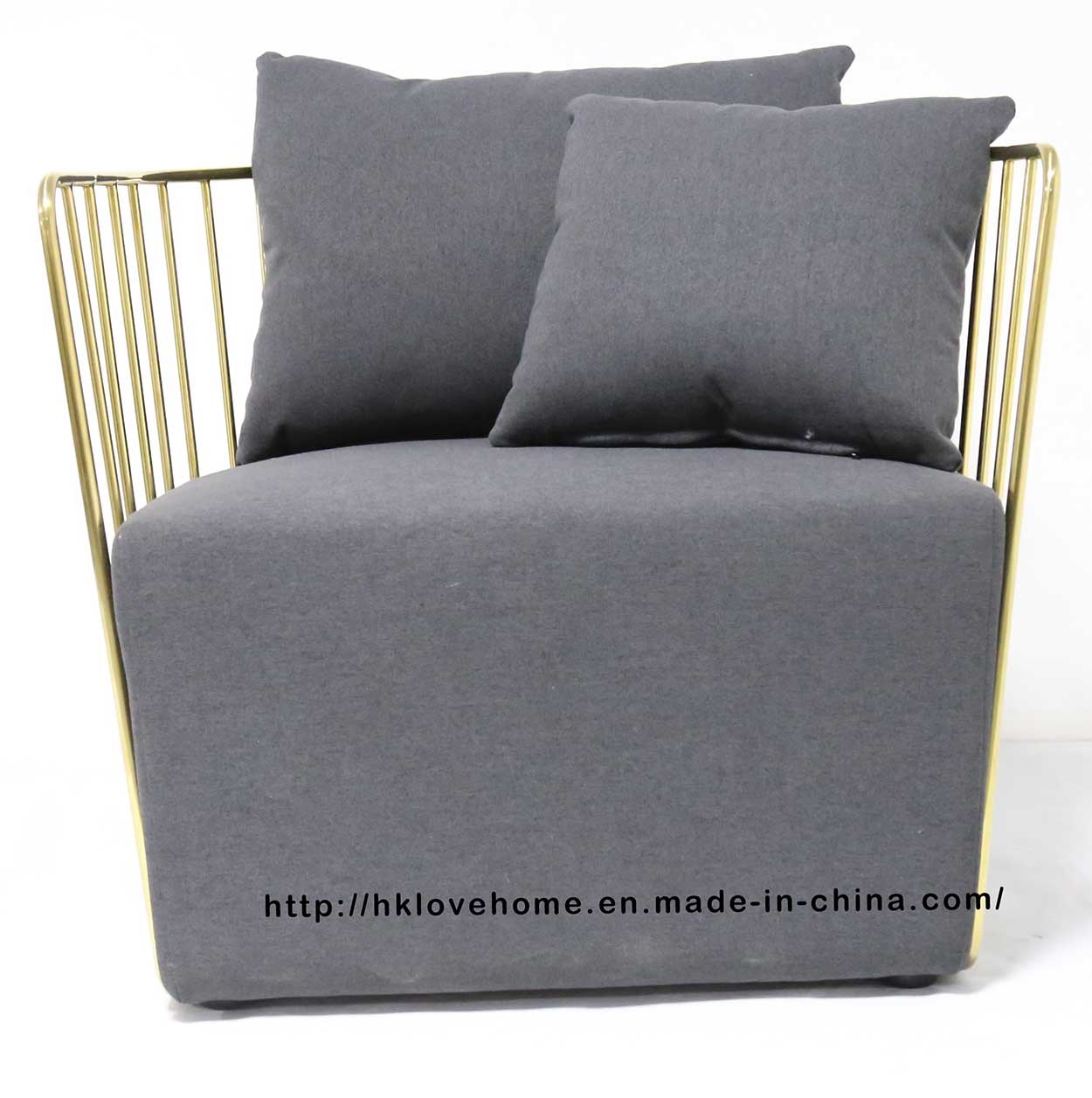 Modern Leisure Coffee Metal Furniture Dining Single Living Sofa