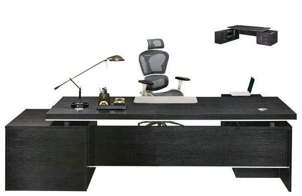 Modern Black Executive Desk Office Furniture