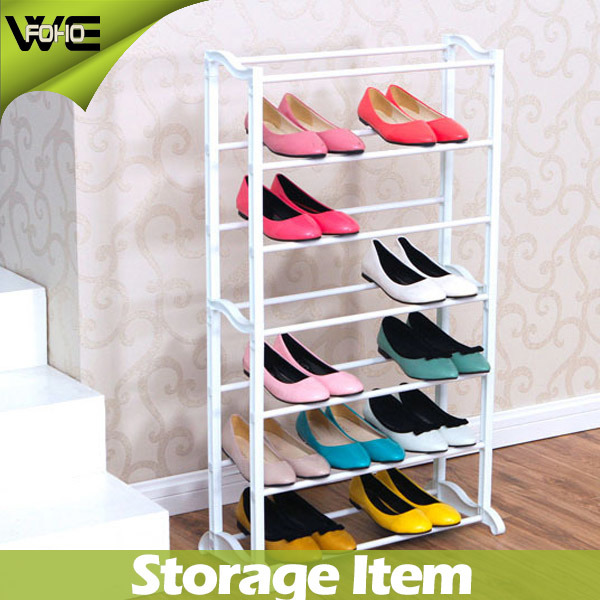 White Simple Shoe Stand Plastic Waterproof Shoe Rack