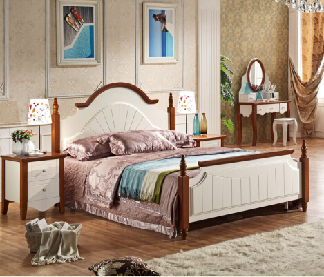 Lizz Mediterranean Style Queen Size Bed Ay505-8