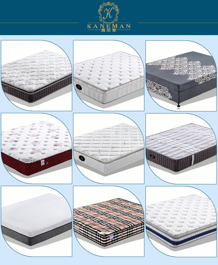 Welcomed Pillow Top with High Density Foam and Spring Inside mattress