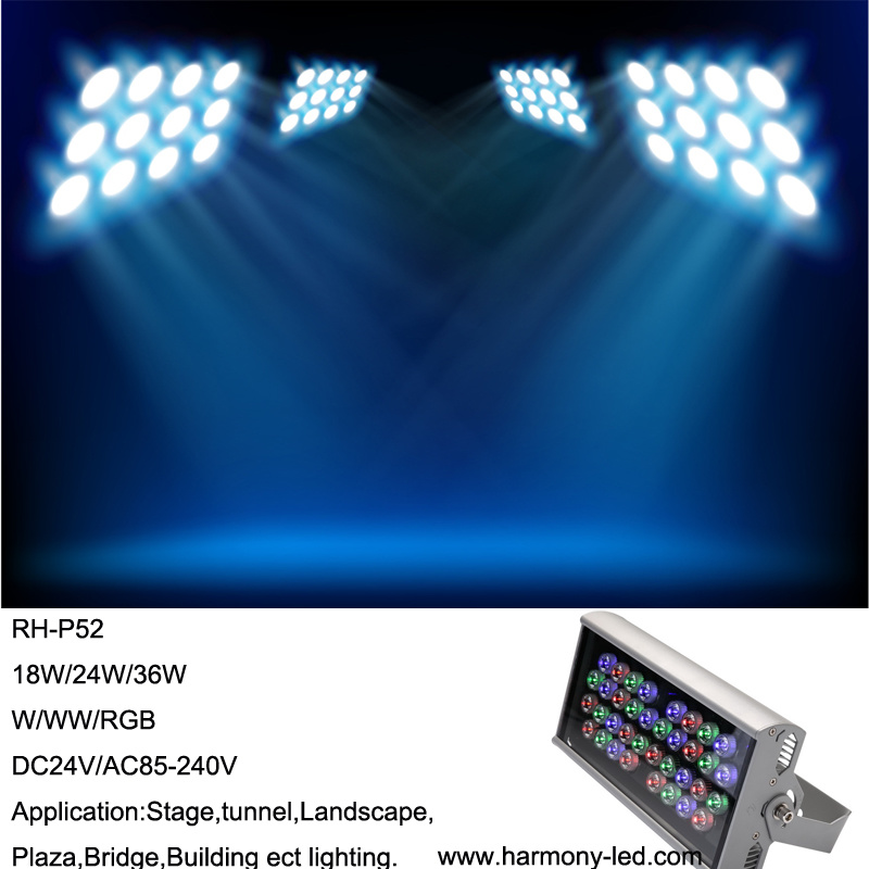 CE RoHS 36W RGB Projection LED Stage Lighting