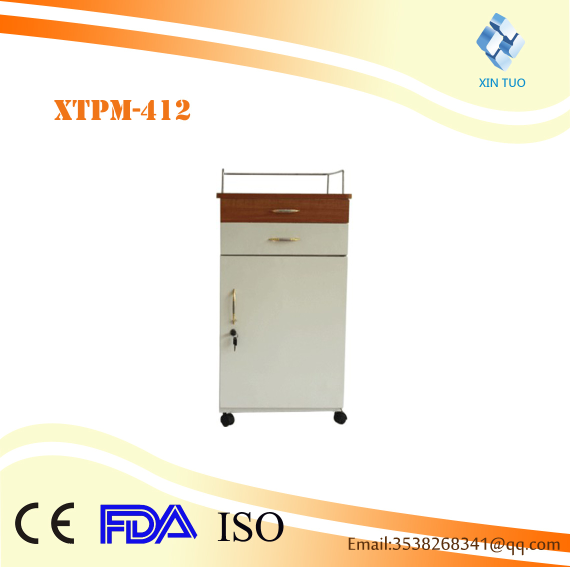 Factory Direct Price Cheap and Hot Sale Bedside Cabinet Hospital Cupboard