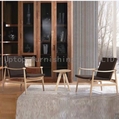 Leisure Indoor Soft Seat Wood Lounge Chair (sp-ec701)