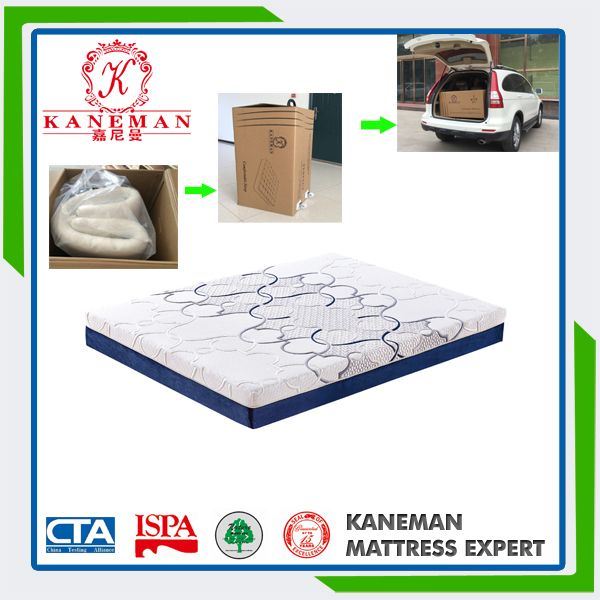 Healthy Care Memory Foam Mattress Rolled in a Carton Box