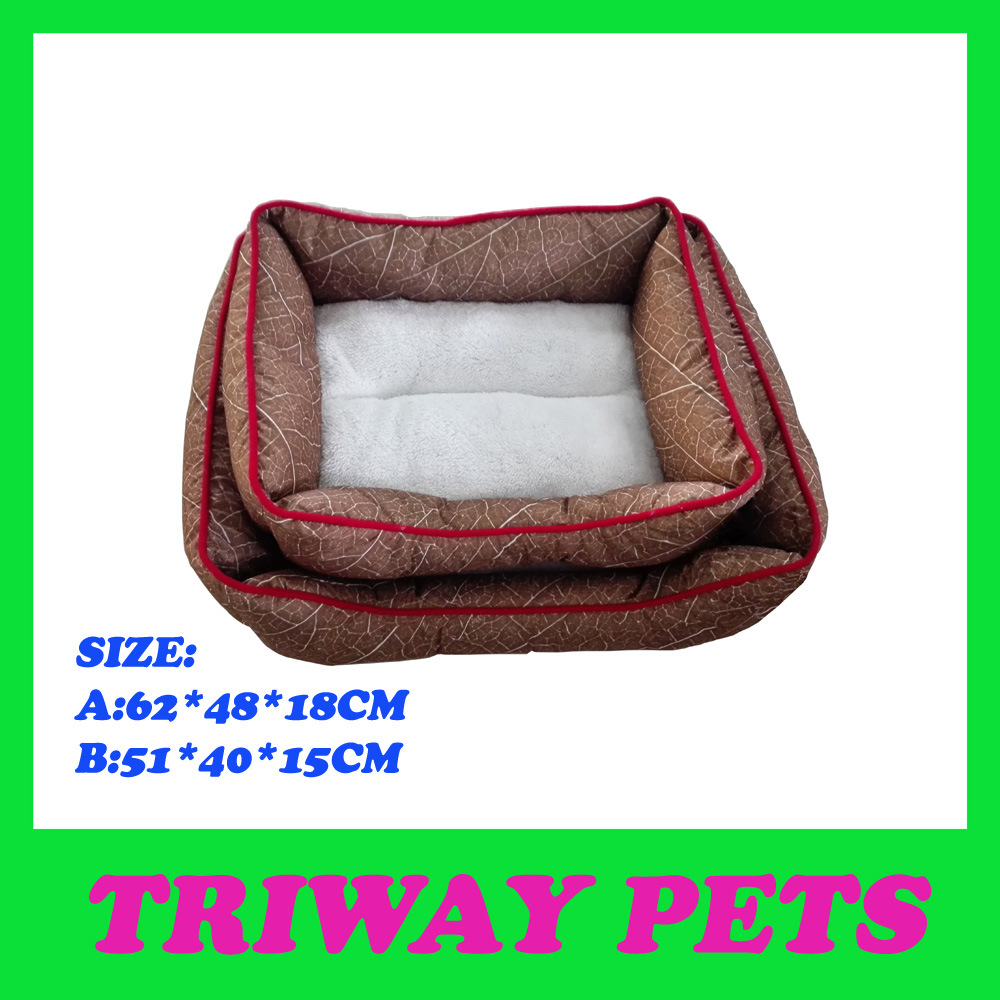 Cheap Comfort Coral Velvet Pet Bed (WY161037A/B)