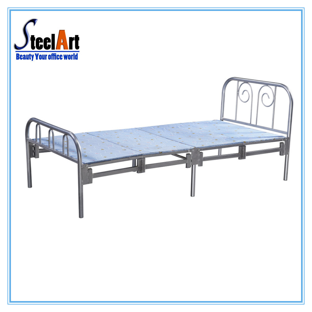 Good Quality Metal Hotel Folding Bed with Mattress