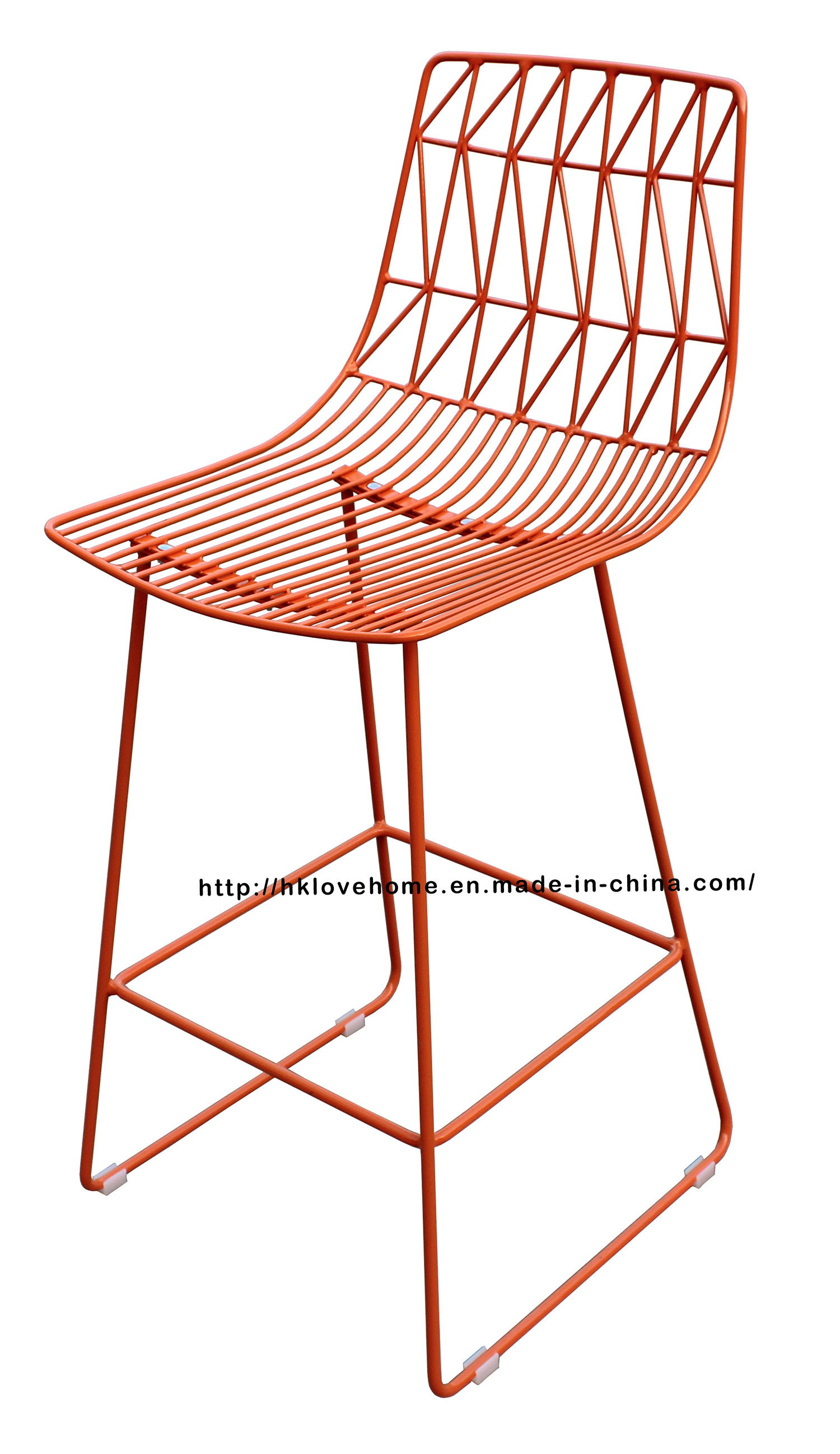 Metal Classic Dining Leisure Side Wire Barchairs Restaurant Garden Chairs