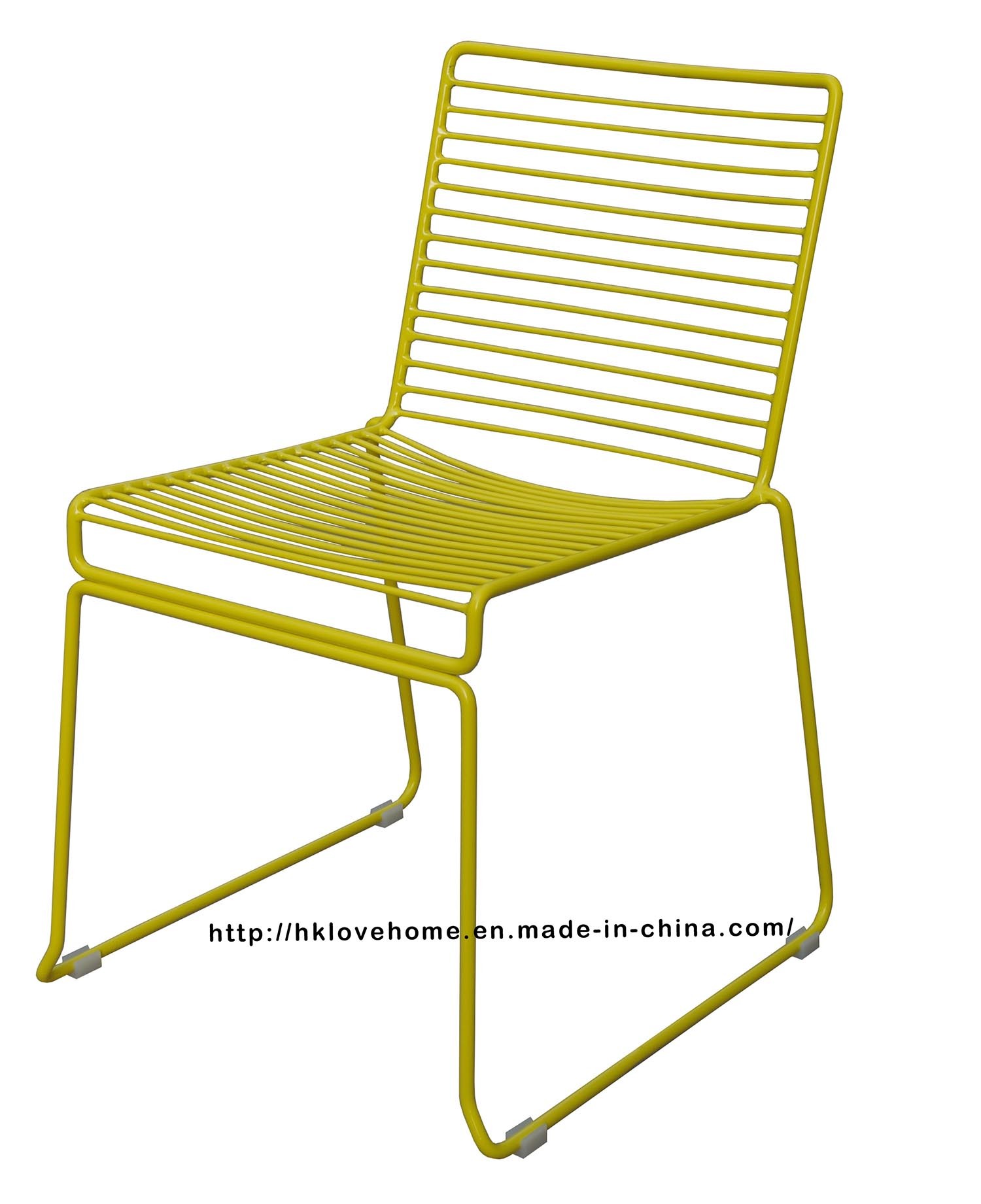 Modern Dining Stackable Side Metal Wire Chair