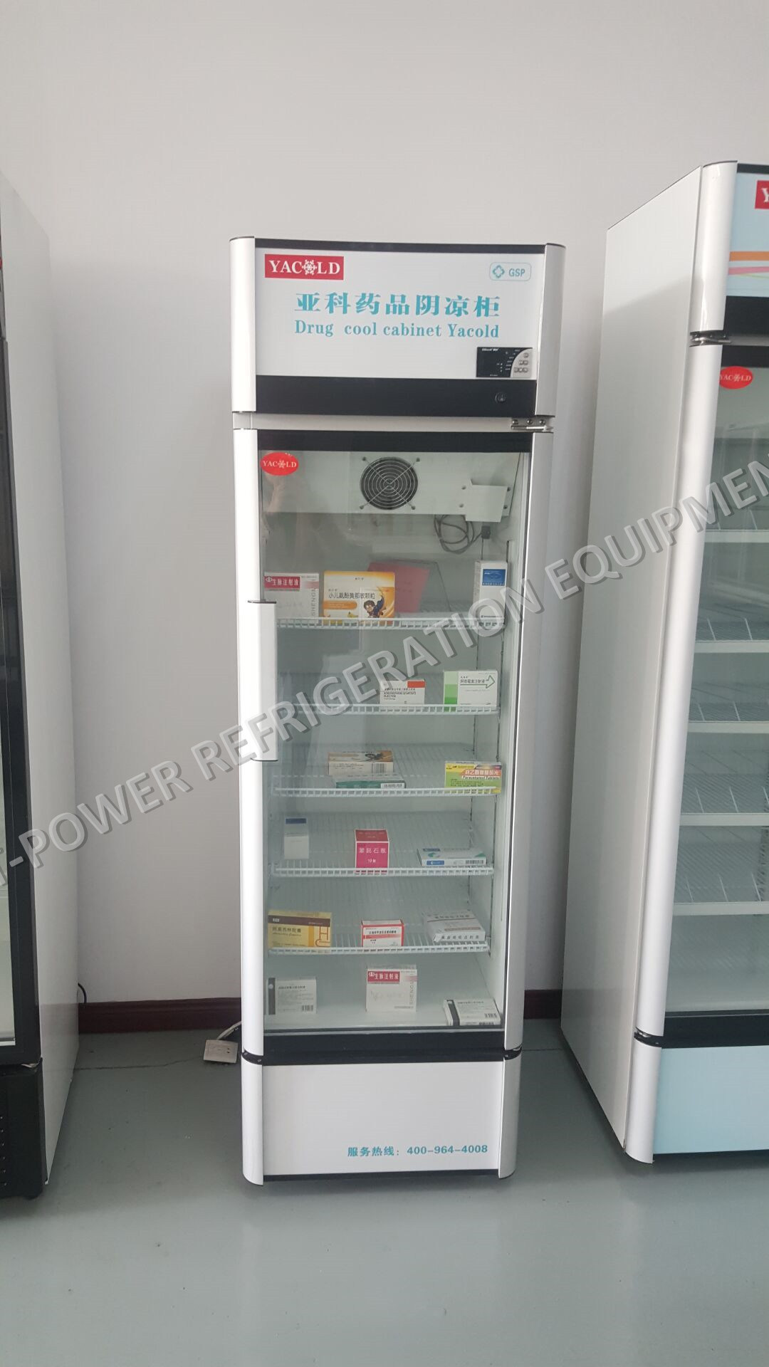 -18~-23 Celsuis Single Glass Door Freezer, Commercial Upright Freezer