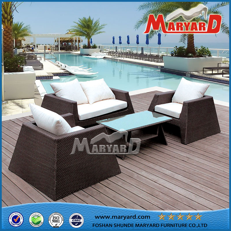 Outdoor Wicker Furniture Rattan Sofa