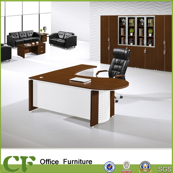 New Arriving OEM Project Tender Supplier Walnut Office Desk Office Table Design