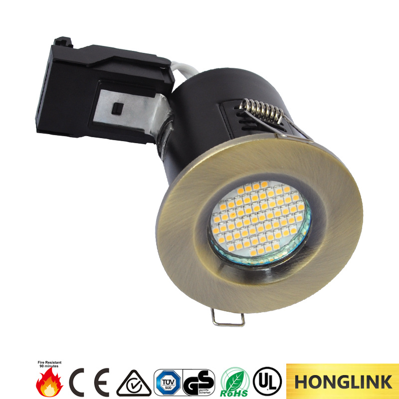 Ce RoHS Bezel Changeable Fixed Fire Rated Downlight GU10