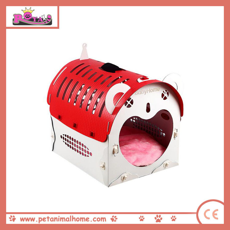 New Design Plastic Pet Bed in Red