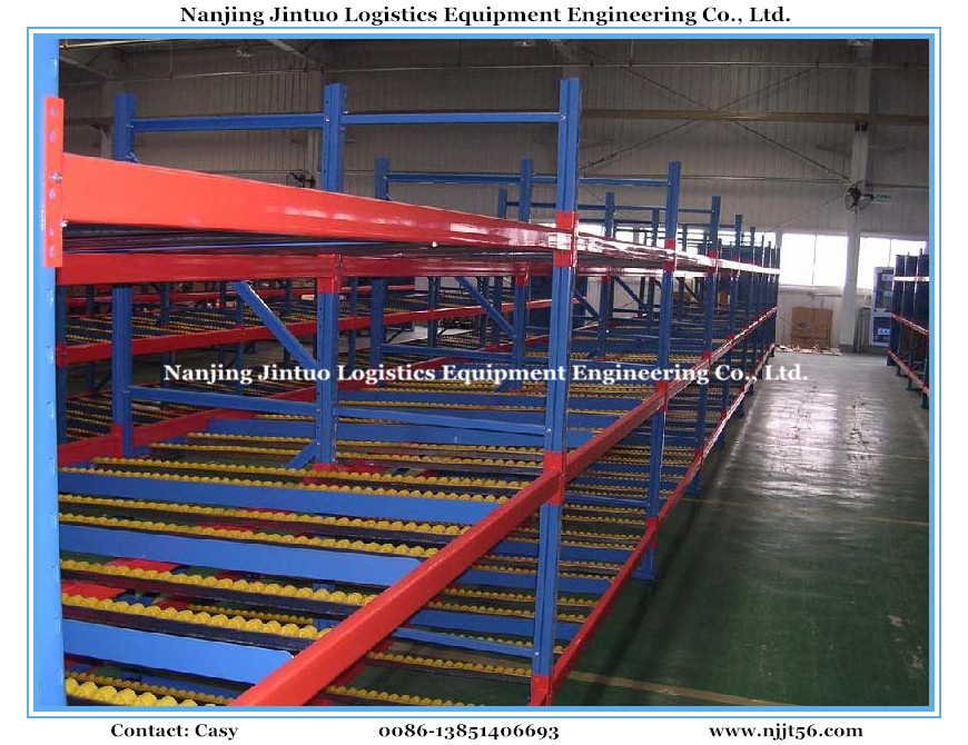 Gravity Pallet Racking, Flow Through Rack, Warehouse Racking