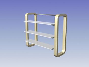 Steel Metal Household Shoes Shelf for Display