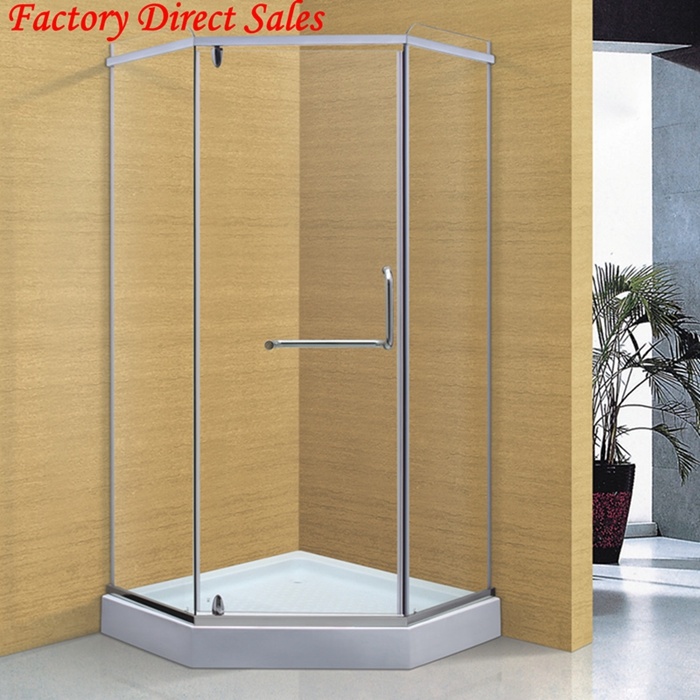 Diamond Shape Tempering Glass Shower Enclosure (022G)