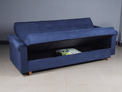 2015 Home Furniture Soft Leather Folding Sofa Bed