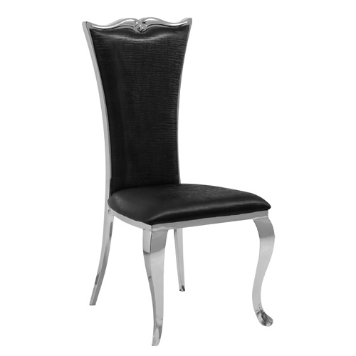 Modern Grace Dining Room Stainless Steel Metal Dining Chair