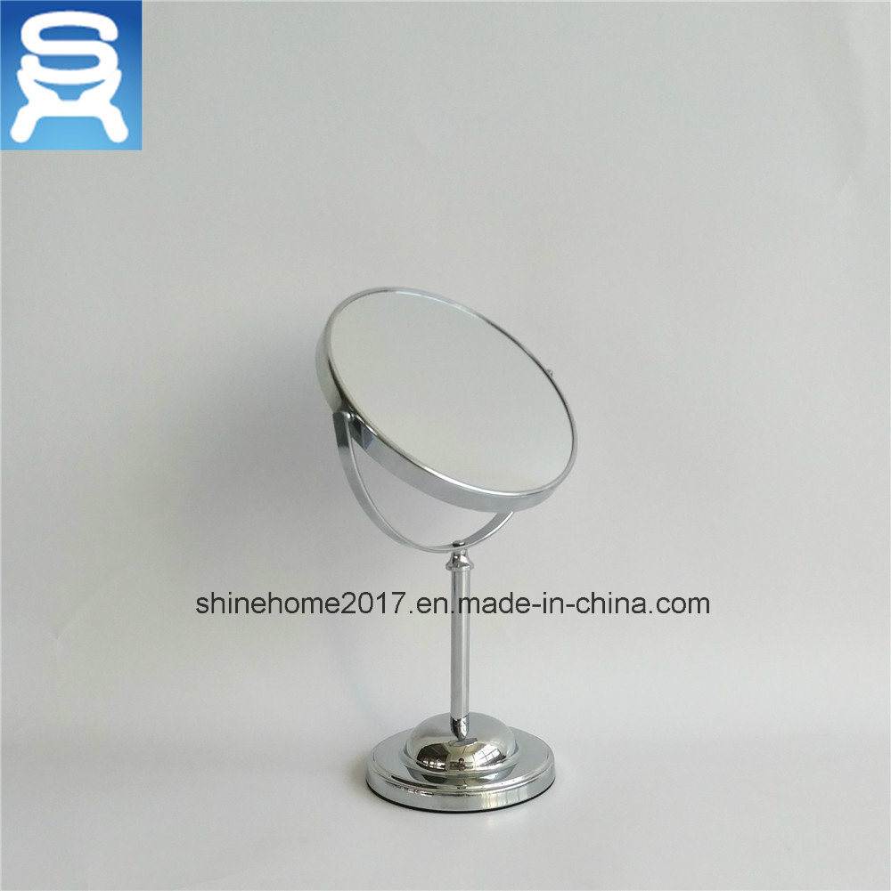 European Style Household Metal Makeup Mirror, Free Standing Cosmetic Mirror