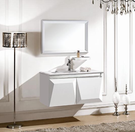 Modern Solid Wood Bathroom Cabinet