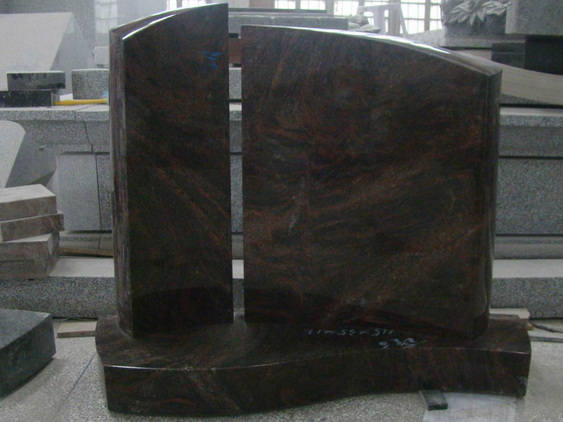 Rose Aurora Granite for Tombstone