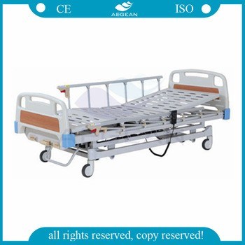 AG-By103 3-Function Aluminum Handrails Made in China Hospital Bed for Sale