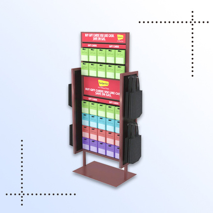 Supermarket Promotional Portable PVC Display Rack