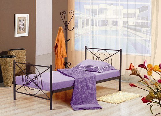 Iron Tube Single Metal Bed (HF055)