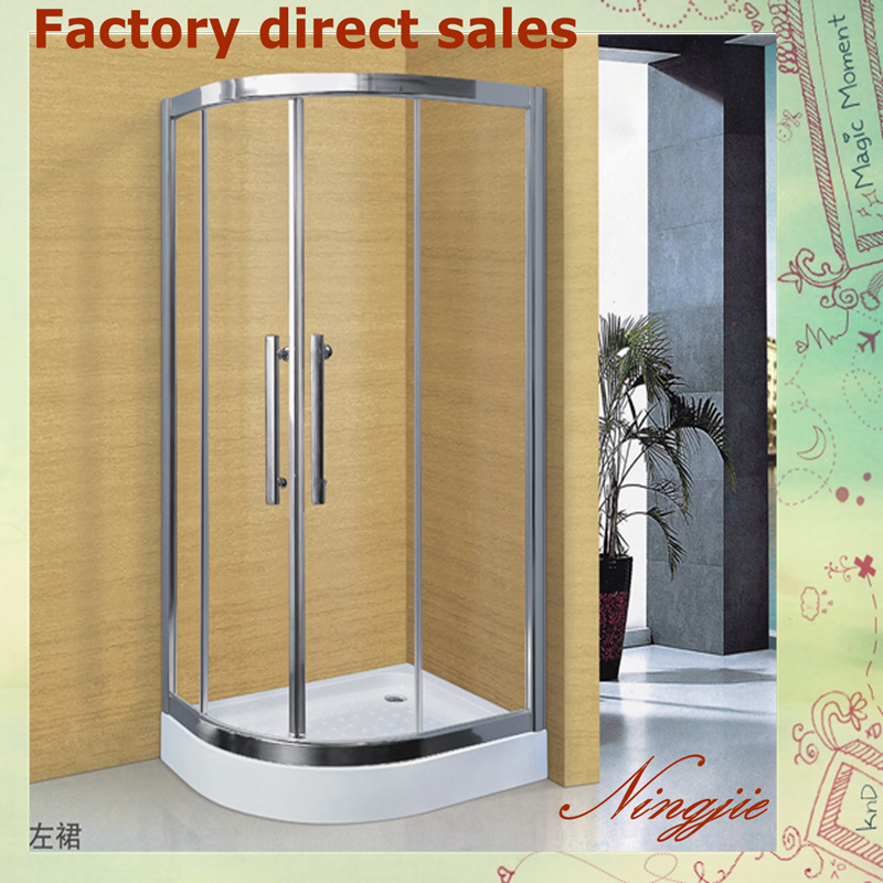 Economic Hotel Clear Temper Glass Shower Enclosure (A-035)