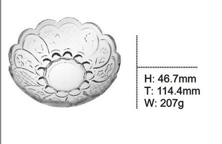 High Quality Tempered Glass Bowl Glassware Sdy-F00361