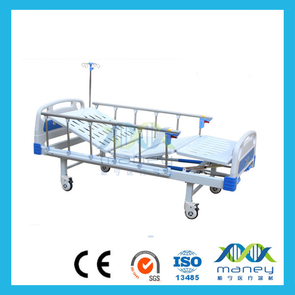 Manual Double Crank Hospital Two Crank Nursing Bed