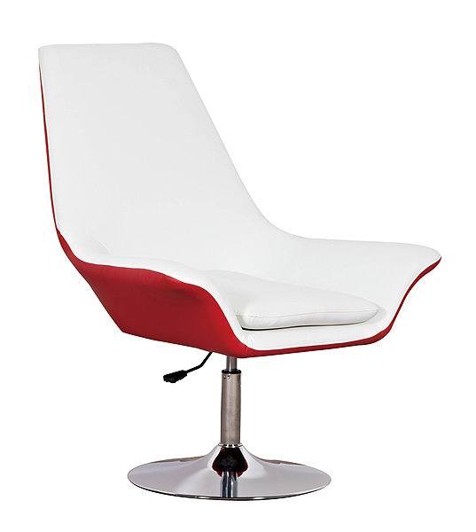 White Home Hotel Furniture PU Adjustable Swivel Bar Chair (FS-B8168)