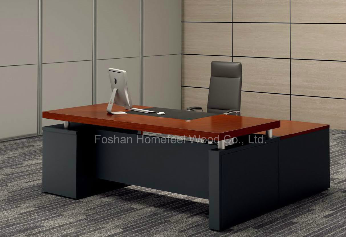 Popular Solid Wooden Office Manager Table (LT-A164)