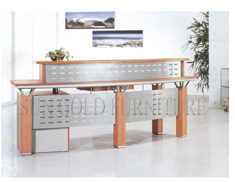 High Quality Stainless Steel and Wood Reception Table (SZ-RTA1001)